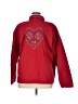 Susan Graver 100% Cotton Red Jacket Size XL - photo 2