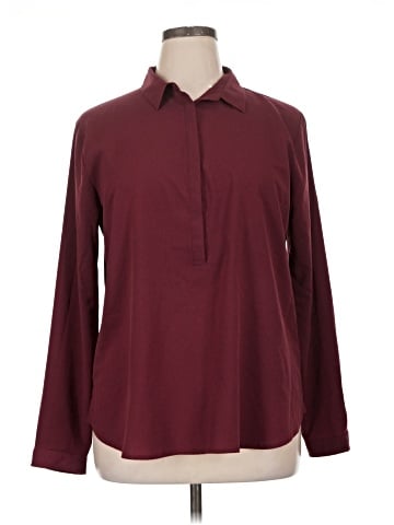 Van Heusen Long Sleeve Blouse (view 1)