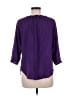 One World 100% Rayon Purple 3/4 Sleeve Blouse Size M - photo 2