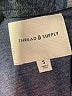 Thread & Supply 100% Polyester Plaid Blue Coat Size S - photo 6
