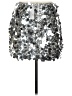 Windsor 100% Polyester Silver Casual Skirt Size L - photo 2