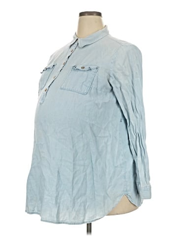 Isabel Maternity Long Sleeve Polo (view 1)