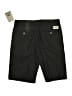 Vans 100% Cotton Solid Black Cargo Shorts Size 6 - photo 2