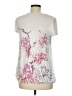 Moa Moa 100% Polyester Ivory Short Sleeve Blouse Size M - photo 2
