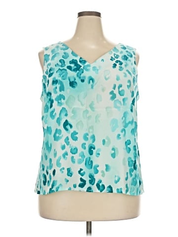 Maggy London Sleeveless Silk Top (view 1)