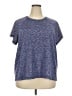 Athleta Blue Short Sleeve Top Size 2X - photo 1