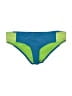 Title Nine Color Block Green Swimsuit Bottoms Size L - photo 1