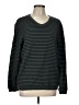 Joe's Jeans Stripes Gray Pullover Sweater Size L - photo 1