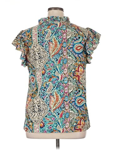 Emery Rose Short Sleeve Blouse (view 2)