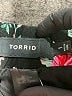 Torrid 100% Polyester Floral Black Shorts Size 1X Plus (1) - photo 3