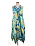 Mlle Gabrielle 100% Polyester Paisley Blue Casual Dress Size XL - photo 1