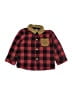 Mud Pie Plaid Red Long Sleeve Button-Down Shirt Size 2T - photo 1