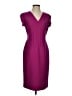 Escada 100% Wool Purple Cocktail Dress Size EU 36 / US 6 - photo 1