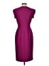 Escada 100% Wool Purple Cocktail Dress Size EU 36 / US 6 - photo 2