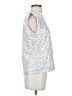 Unbranded Silver Sleeveless Blouse Size S - photo 4
