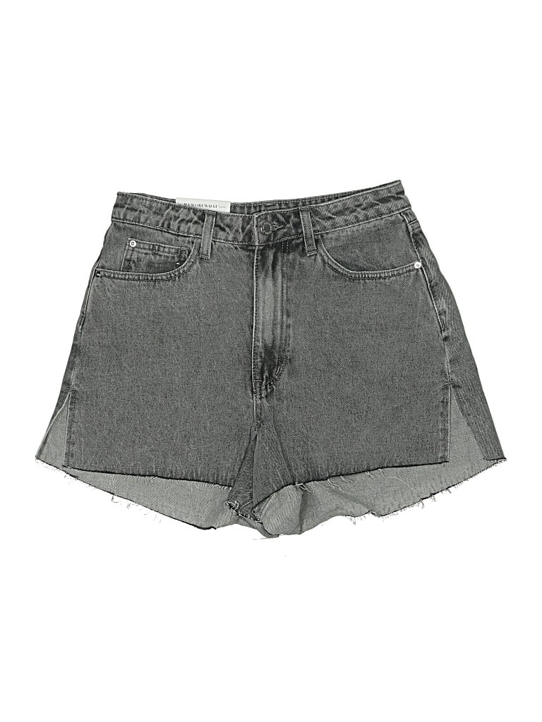WeWoreWhat Denim Shorts: Gray Bottoms - Size 26
