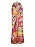 Boston Proper Print Orange Casual Pants Size XXS - photo 2