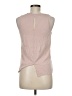 Halogen Pink Sleeveless T-Shirt Size M - photo 2