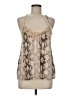 Olivaceous 100% Polyester Ivory Tank Top Size M - photo 1