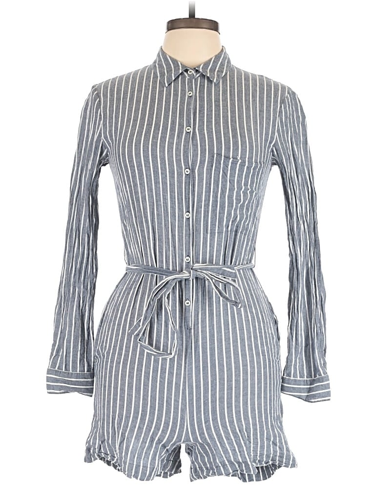 Pre-owned Warehouse Romper In Blue