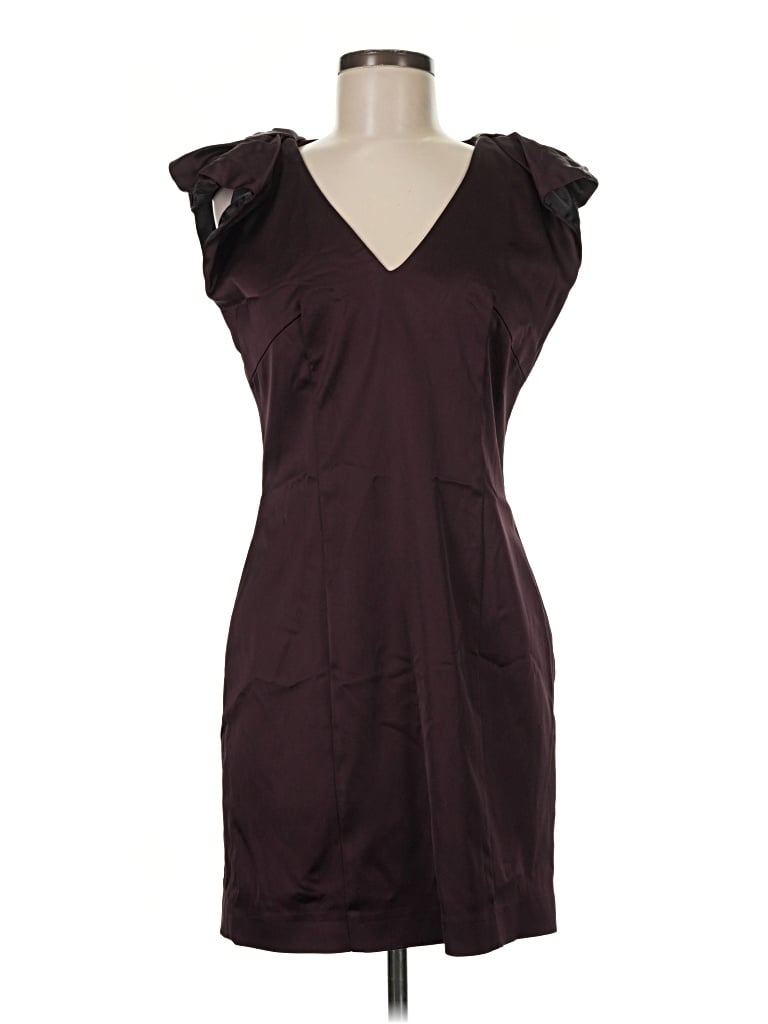 Pre-owned French Connection Cocktail Dress In Burgundy