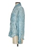 Rails 100% Rayon Paisley Blue Long Sleeve Blouse Size XS - photo 5