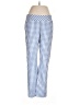 Acegolfs Checkered-gingham Blue Casual Pants Size M - photo 1