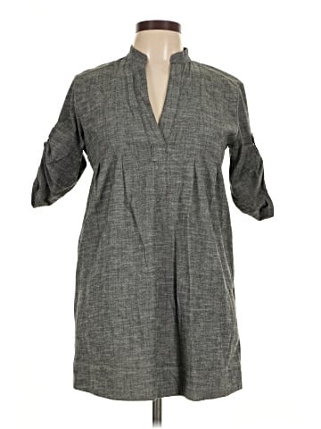 Forever 3/4 Sleeve Button-Down Shirt (view 1)