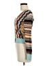 Missoni Chevron-herringbone Teal Tan Cardigan Size M - photo 5