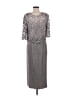 Lillie Rubin Gray Cocktail Dress Size S (estimated) - photo 2
