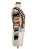 Missoni Chevron-herringbone Teal Tan Cardigan Size M - photo 4