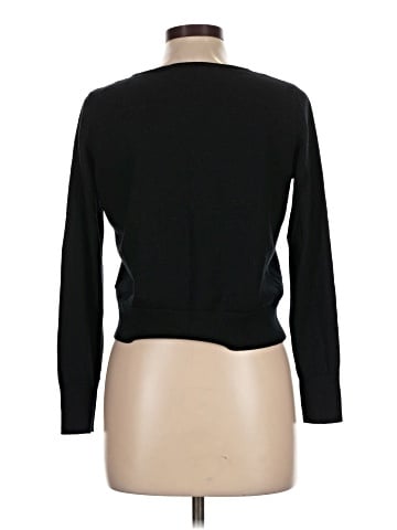 Madewell Merino Wool-Silk Blend V-Neck Sweater (view 2)
