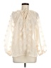 Calypso St. Barth 100% Polyester Ivory 3/4 Sleeve Blouse Size Med (1) - photo 1