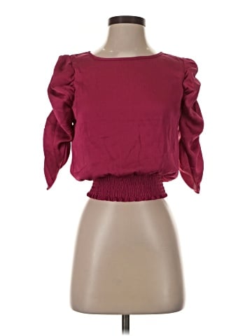 Paper Crane 3/4 Sleeve Blouse (view 1)