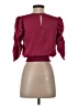 Paper Crane Burgundy 3/4 Sleeve Blouse Size XS - photo 2