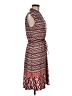 Robert Louis Chevron-herringbone Red Casual Dress Size M - photo 4