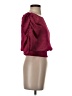 Paper Crane Burgundy 3/4 Sleeve Blouse Size XS - photo 4