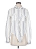 Altar'd State Stripes White Long Sleeve Blouse Size S - photo 1