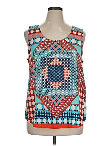 August Silk Sleeveless Blouse (view 1)