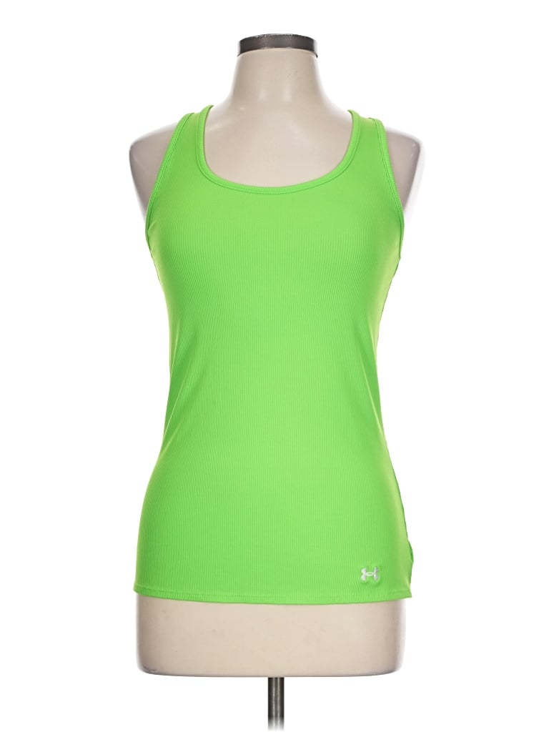 Pre-owned Under Armour Active Tank Top In Green