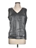 Liz Claiborne Collection Metallic Silver Sleeveless Top Size 12 - photo 1
