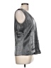 Liz Claiborne Collection Metallic Silver Sleeveless Top Size 12 - photo 4