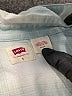 Levi's 100% Cotton Plaid Blue Long Sleeve Button-Down Shirt Size S - photo 7