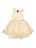 Pink & Violet 100% Polyester Tan Dress Size 6X - photo 1
