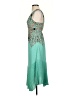 Maeve 100% Polyester Paisley Teal Cocktail Dress Size 0 Petite - photo 5