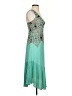 Maeve 100% Polyester Paisley Teal Cocktail Dress Size 0 Petite - photo 4