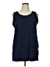 wonderly Blue Sleeveless T-Shirt Size XL - photo 1