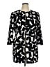 Kasper Print Black Coat Size 14 - photo 1