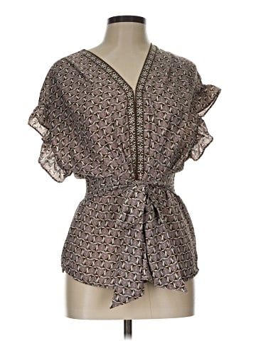 Max Studio Short Sleeve Blouse (view 1)