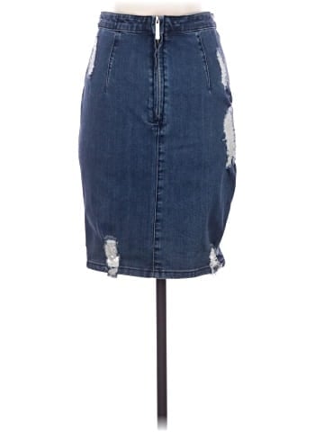 Kendall & Kylie Denim Skirt (view 2)